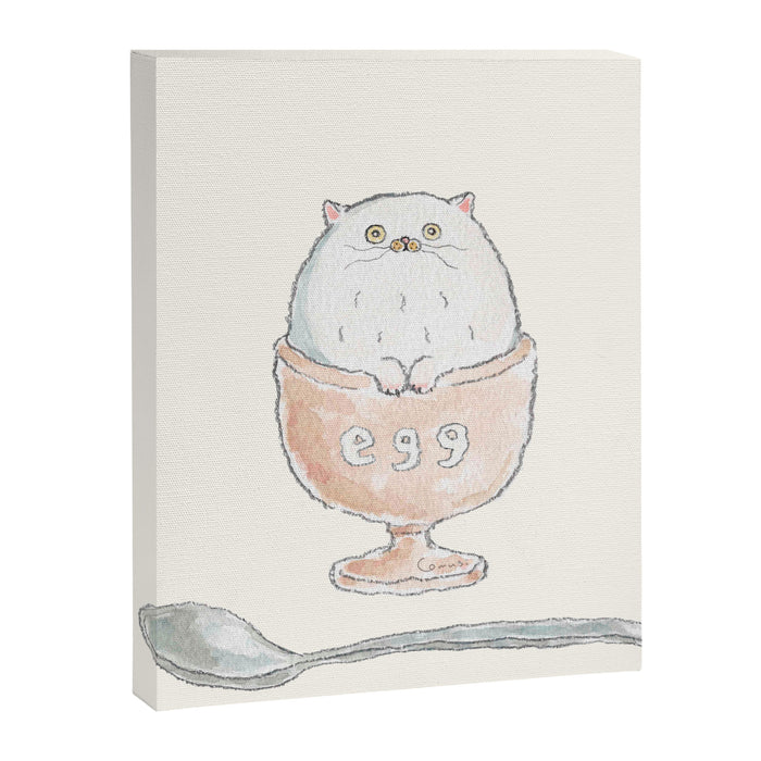 Boiled egg Cat Canvas Print Gallery Image 1