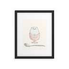 Boiled egg Cat Framed Art Print Gallery Image 6