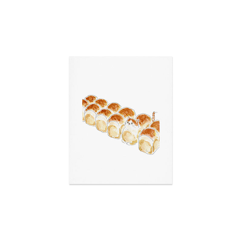 bread Cat Art Print Gallery Image 1