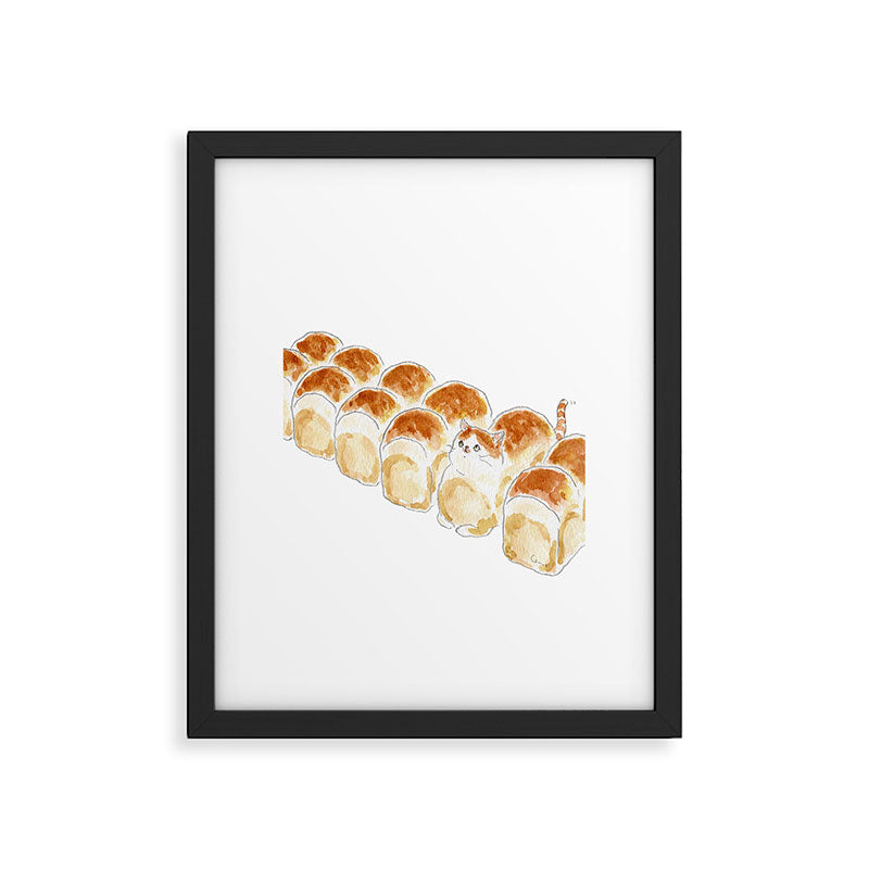 bread Cat Framed Art Print Gallery Image 6