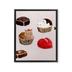 Chocolate Cats Framed Canvas Print Gallery Image 8