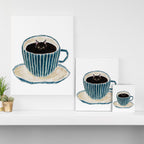 Coffe Cat Canvas Print Gallery Image 3