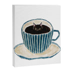 Coffe Cat Canvas Print Gallery Image 3