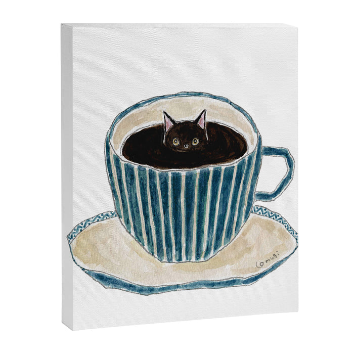 Coffe Cat Canvas Print Gallery Image 1