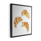 Croissant Cats Framed Canvas Print Gallery Image 2