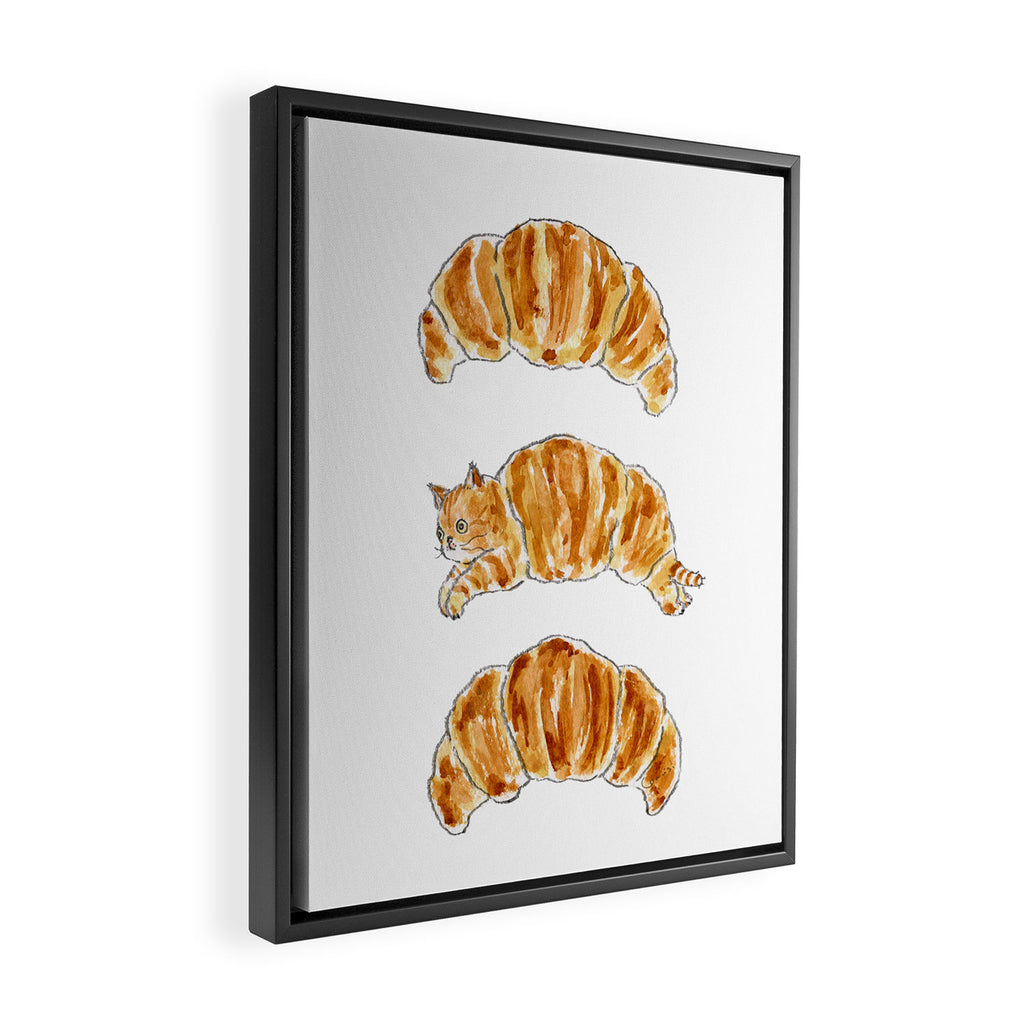 Croissantï¼ Framed Canvas Print Gallery Image 2