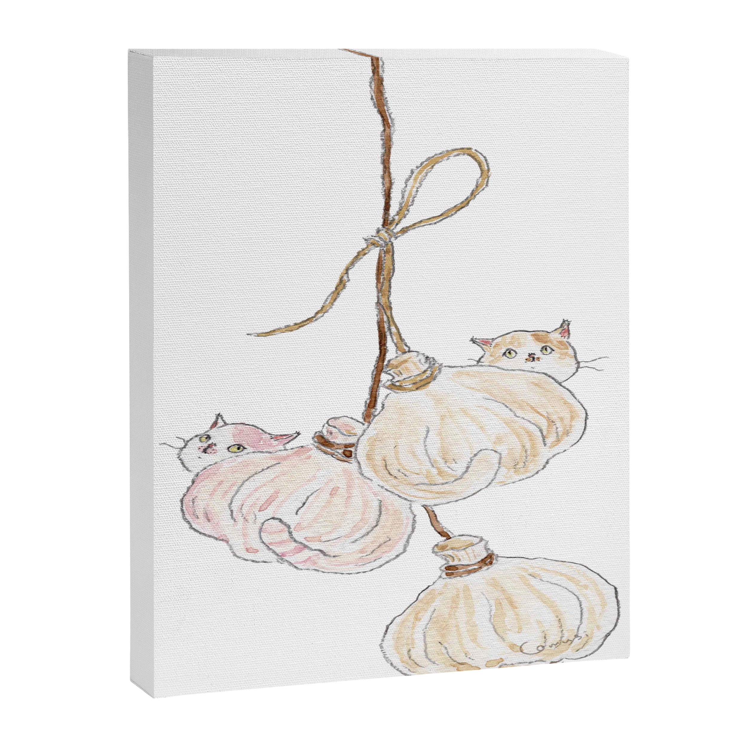 Garlic Cats Canvas Print Gallery Image 6
