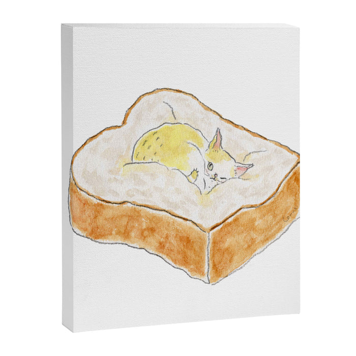 Good night bread cat Canvas Print Gallery Image 1