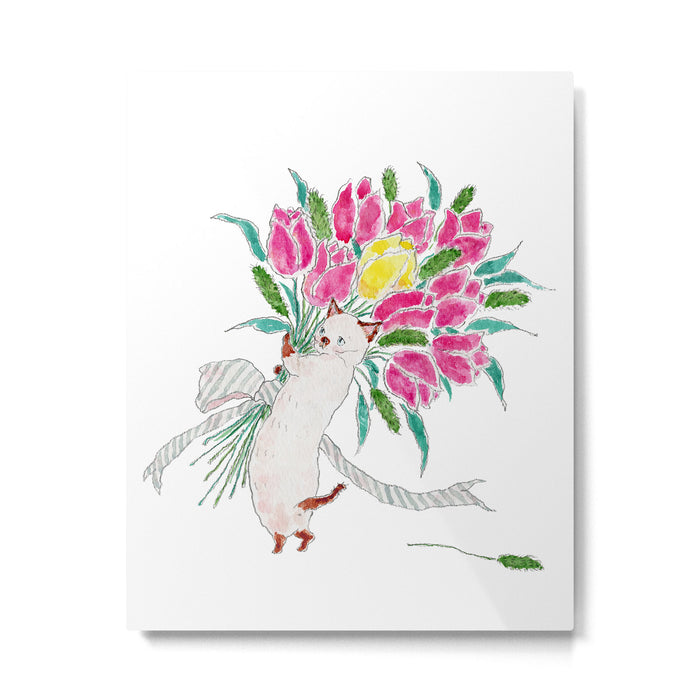 hanataba nyanco Metal Print Gallery Image 1