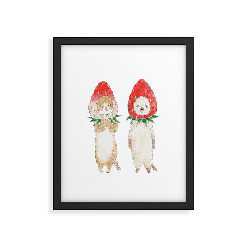 Hatsucoi nyanco Framed Art Print Gallery Image 6