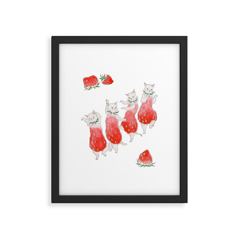 Ichigo no yousei nyanco Framed Art Print Gallery Image 6