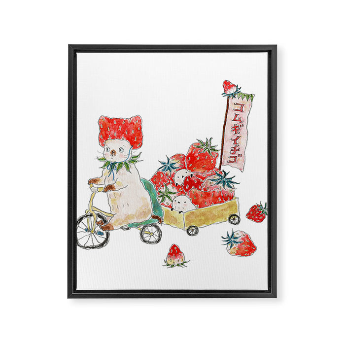 Ichigo urino nyanco Framed Canvas Print Gallery Image 1