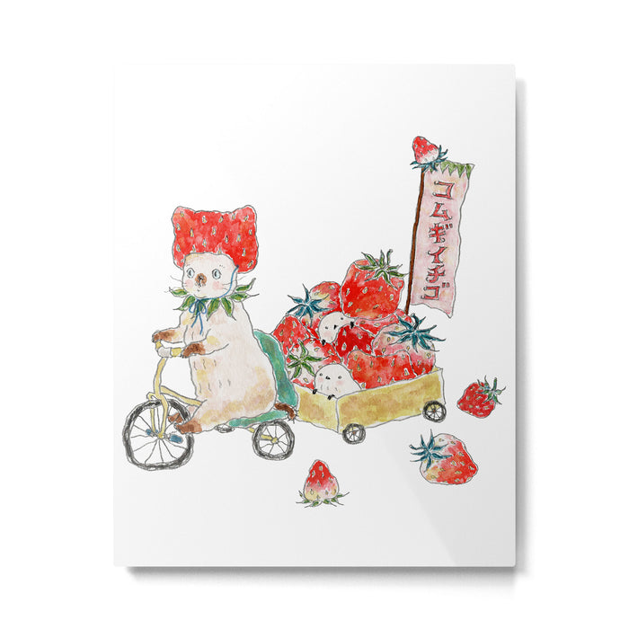 Ichigo urino nyanco Metal Print Gallery Image 1