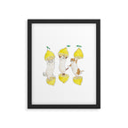 lemon nyanco Framed Art Print Gallery Image 6