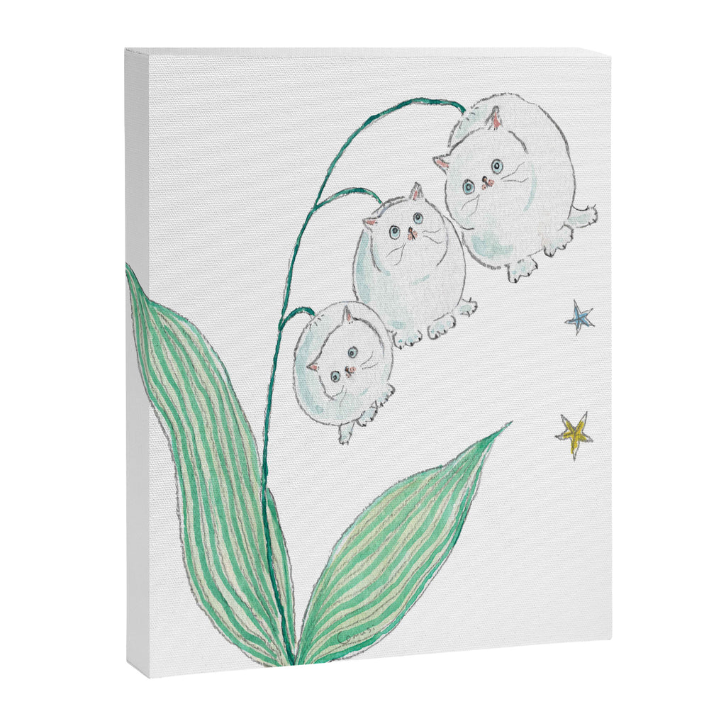 Lily of the valley Cats Canvas Print Gallery Image 14