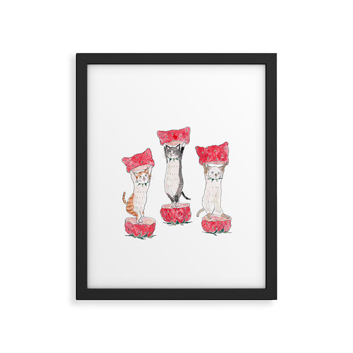 Necoichigo nyanco Framed Art Print Gallery Image 1
