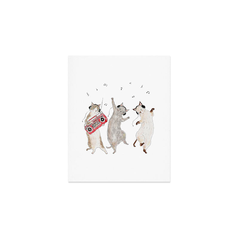 Nori nori nyanco Art Print Gallery Image 1
