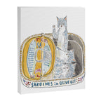 Oiled sardine Cats Canvas Print Gallery Image 8