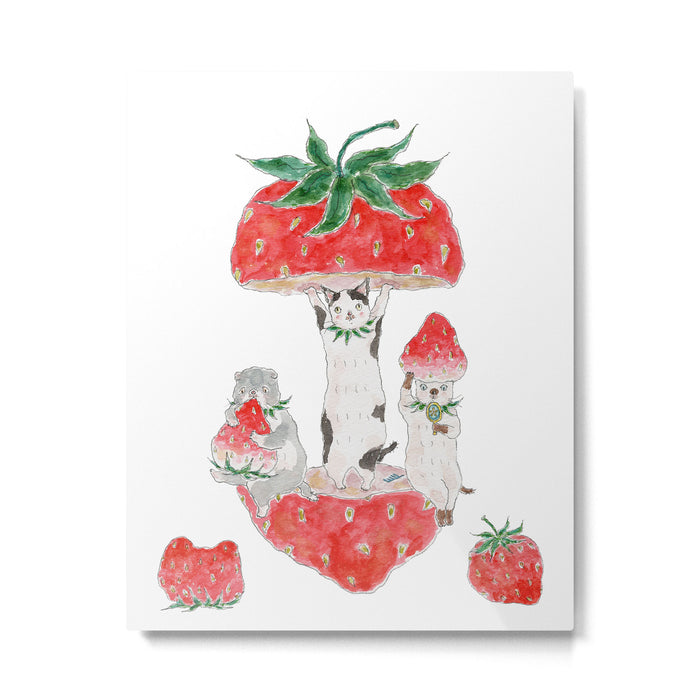 pakkaaaaan ichigo nyanco Metal Print Gallery Image 1