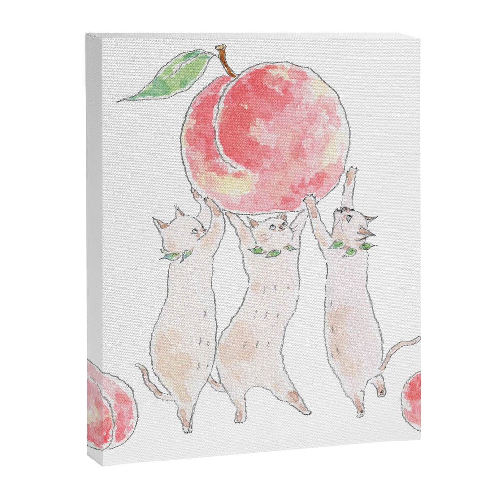 Peach Kittens Canvas Print Gallery Image 8