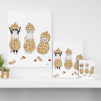 peanuts nyanco Canvas Print Gallery Image 3