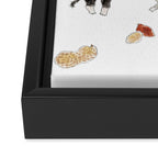 peanuts nyanco Framed Canvas Print Gallery Image 3