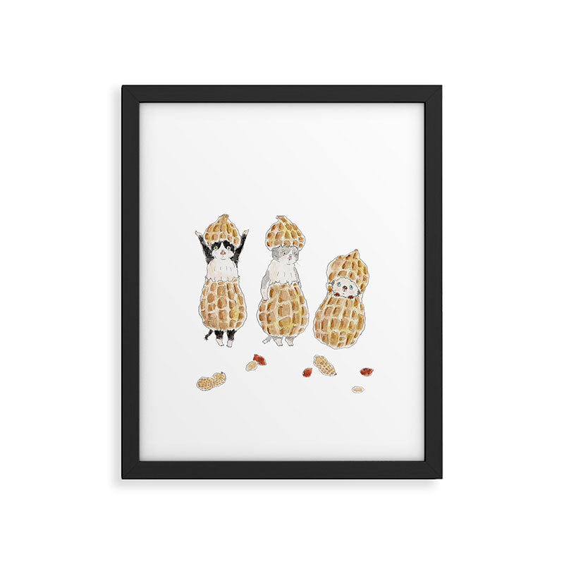 peanuts nyanco Framed Art Print Gallery Image 6