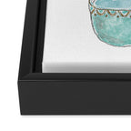Pearl ring Cat Framed Canvas Print Gallery Image 3