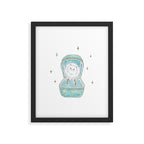 Pearl ring Cat Framed Art Print Gallery Image 6