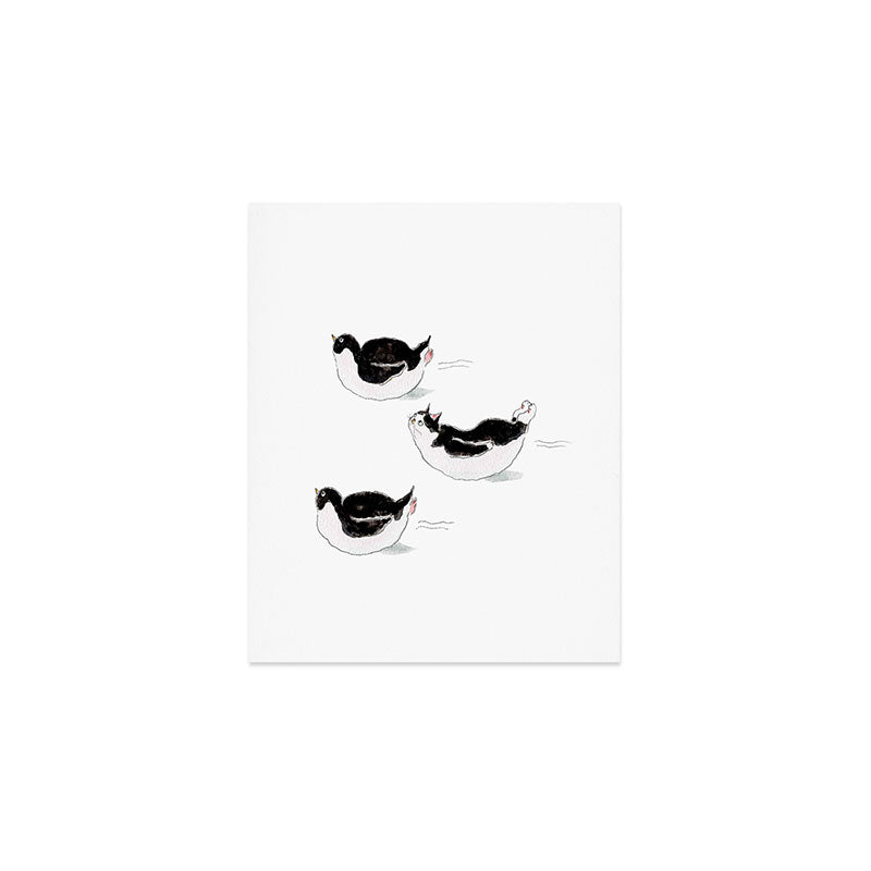 Penguin Classroom Art Print Gallery Image 1