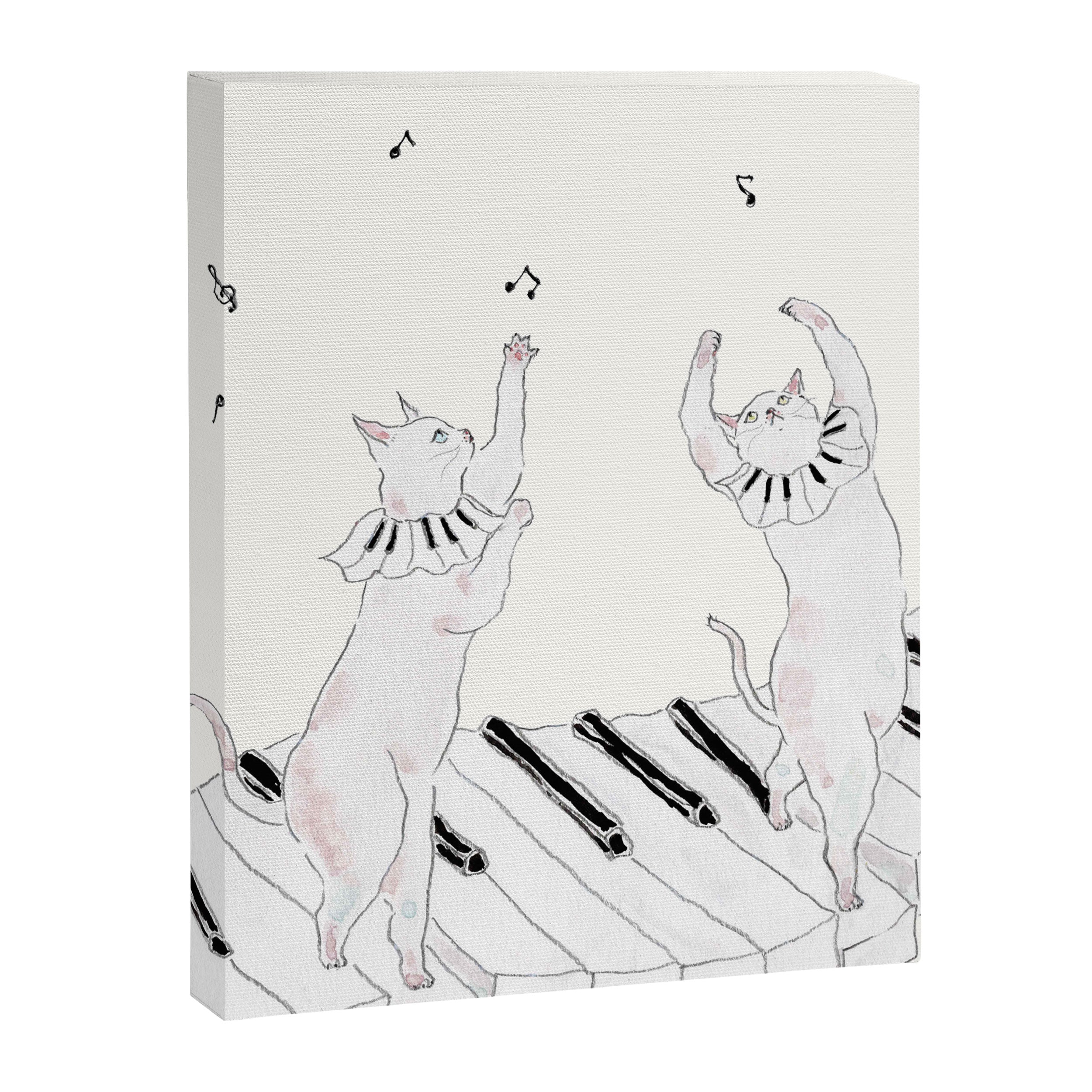 Piano Cats Canvas Print Gallery Image 8