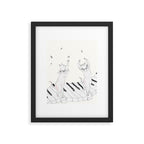 Piano Cats Framed Art Print Gallery Image 6