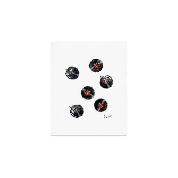 Record Nyanco - Record kitty - Art Print Gallery Image 1