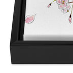 SAKURA CAT -Cherry blossom- Framed Canvas Print Gallery Image 3