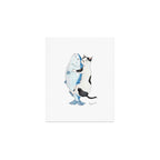 salmon cat Art Print Gallery Image 1