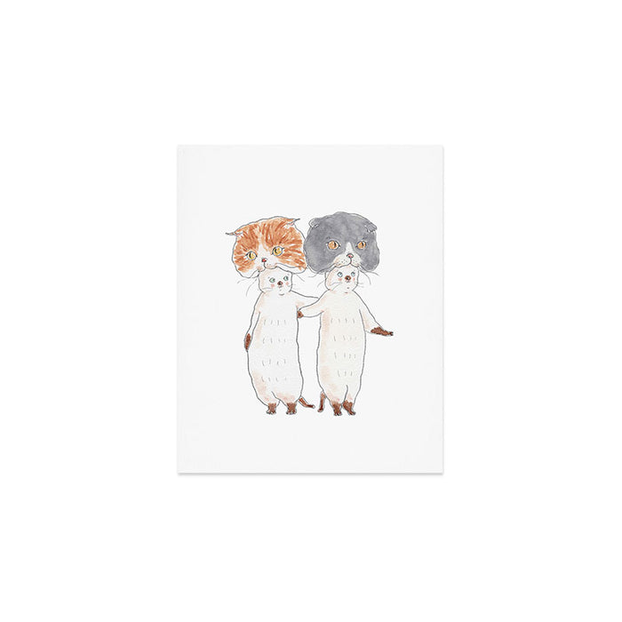 sco kaburi nyanco Art Print Gallery Image 1