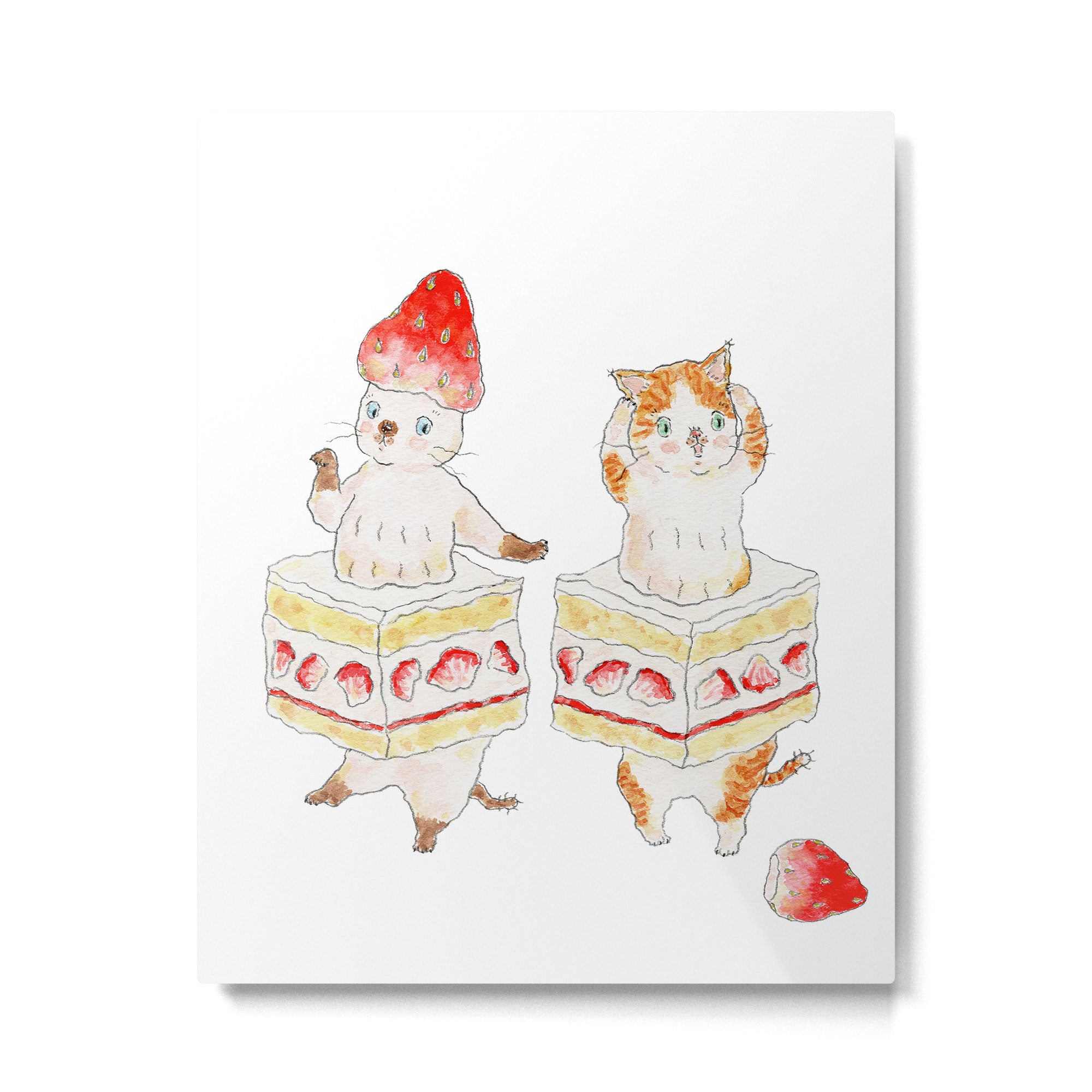 shortcake nyanco Metal Print Gallery Image 6