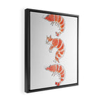 ShrimpCat Framed Canvas Print Gallery Image 2
