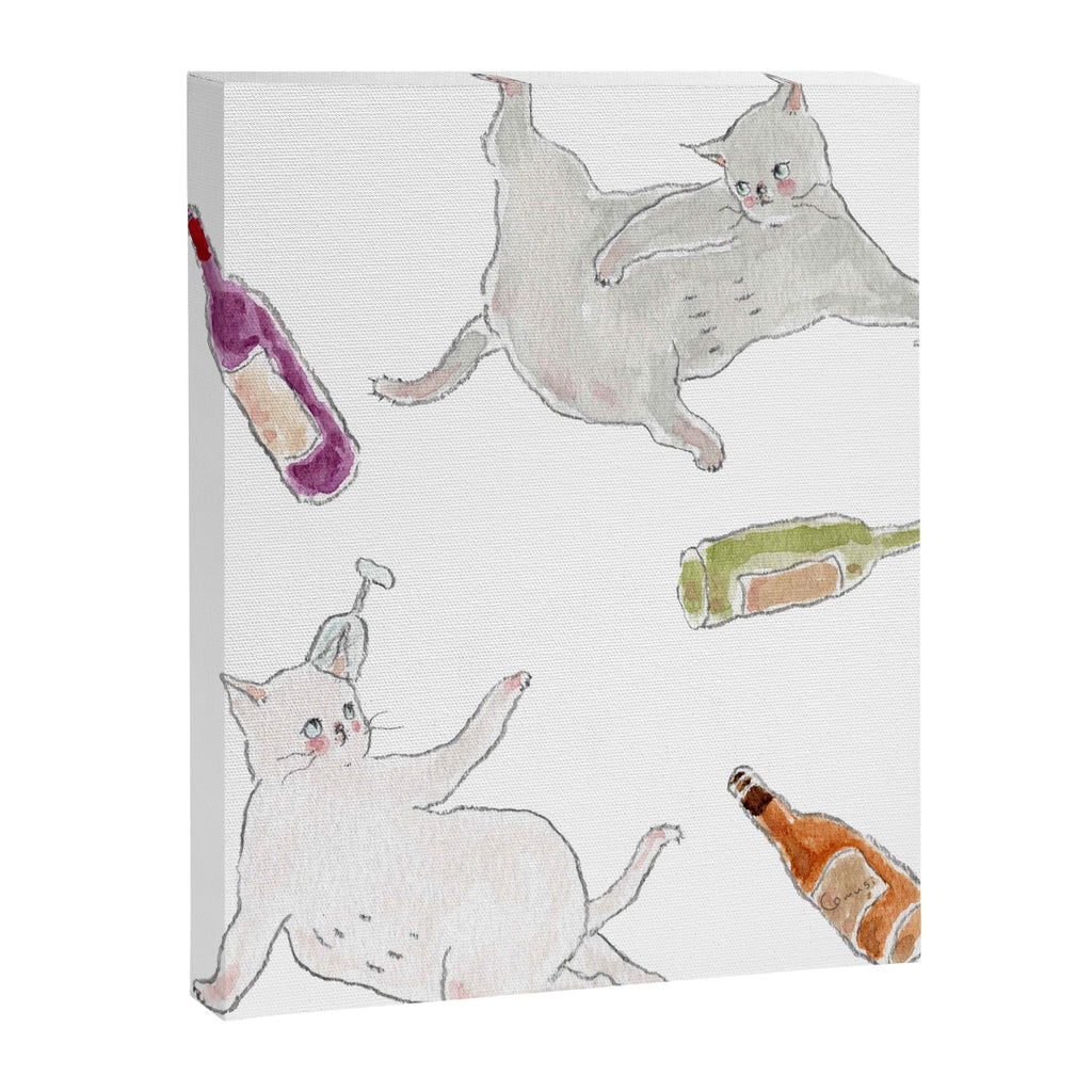 Tipsy CATS Canvas Print Gallery Image 8