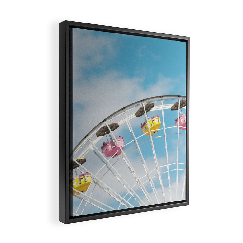 Ferris Wheel Dreams Framed Canvas Print Gallery Image 2