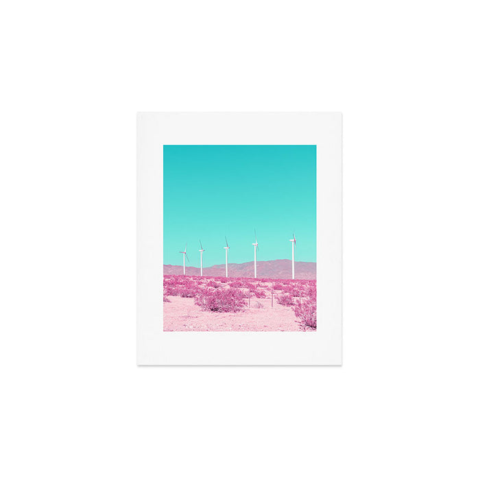 Palm Springs Windmills in the Desert Art Print Gallery Image 1