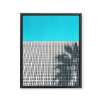 Parker Palm Springs with Palm Tree Shadow Framed Canvas Print Gallery Image 6