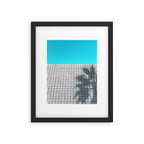 Parker Palm Springs with Palm Tree Shadow Framed Art Print Gallery Image 5