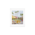 Poolside at the Saguaro Hotel Panorama - Palm Springs, California Art Print Gallery Image 1