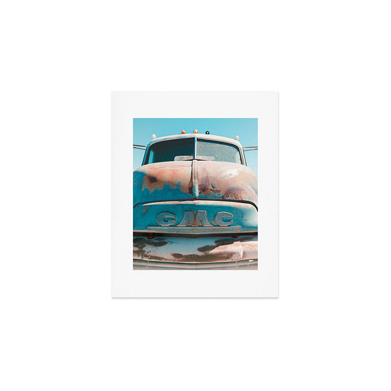 Vintage Truck in Joshua Tree Art Print Gallery Image 1