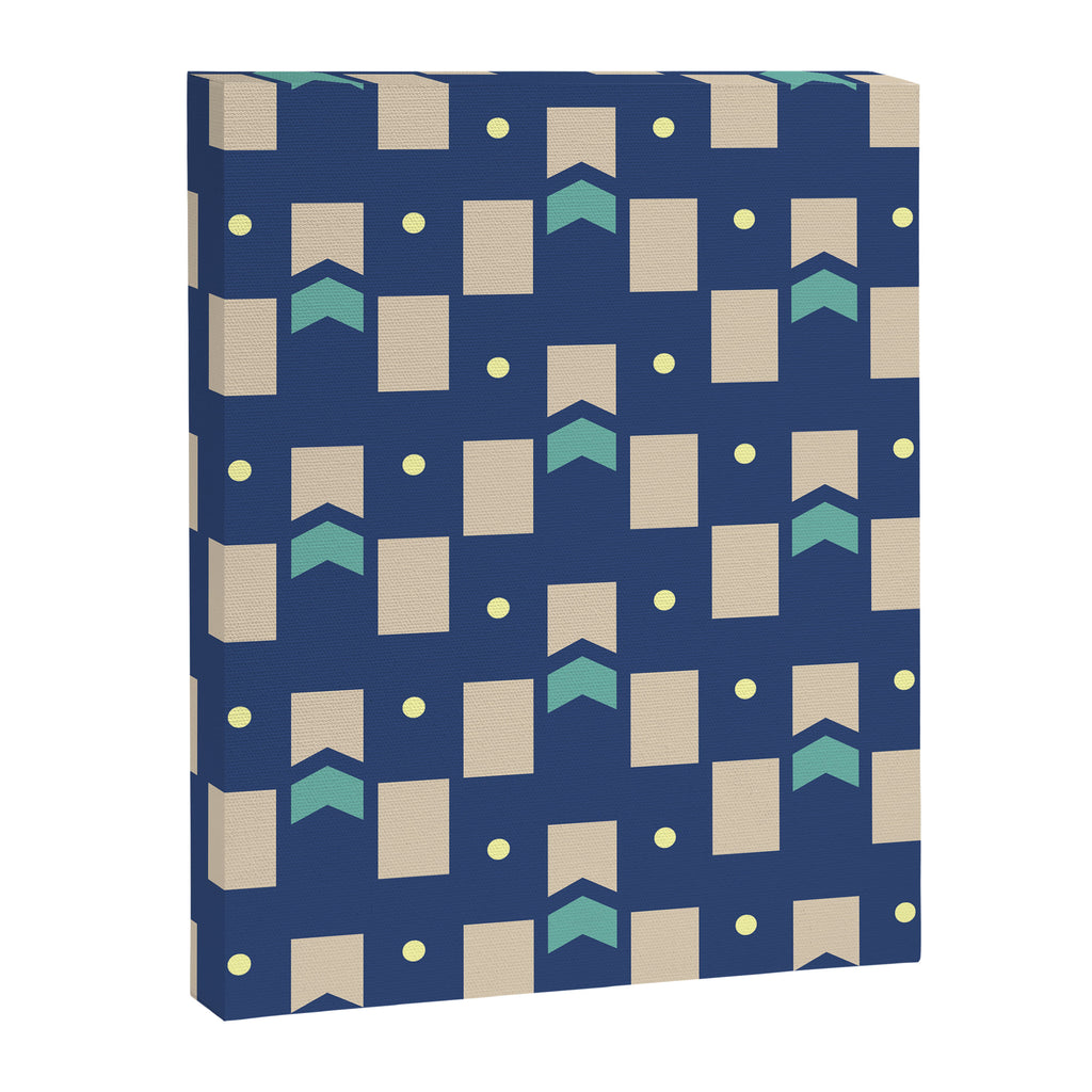 Art Deco Geometric Pattern 272 Canvas Print Gallery Image 8