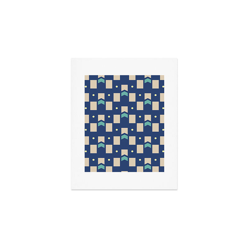 Art Deco Geometric Pattern 272 Art Print Gallery Image 1