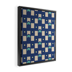 Art Deco Geometric Pattern 272 Framed Canvas Print Gallery Image 2