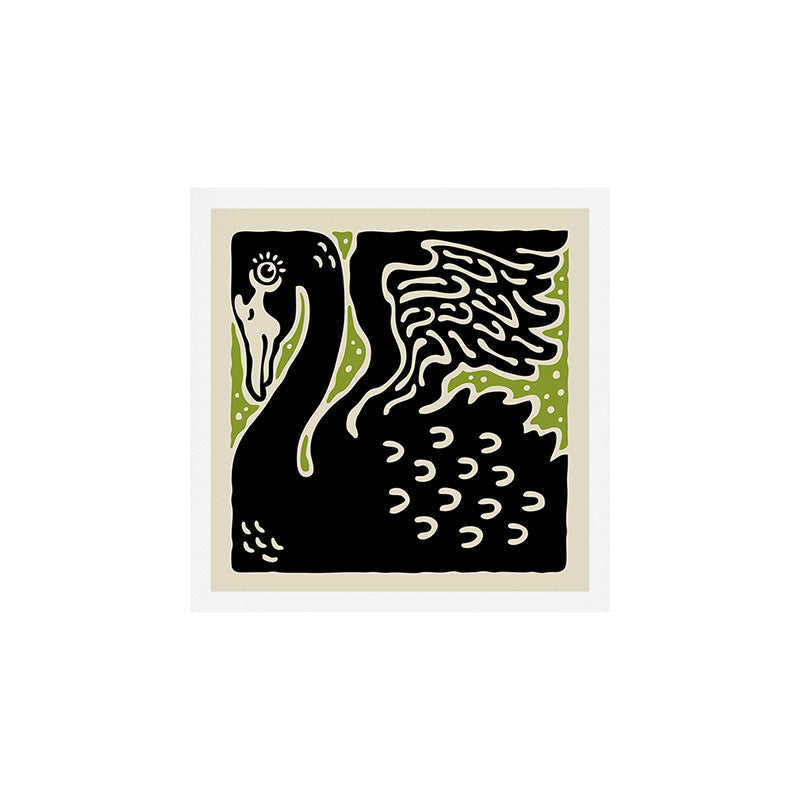 Black Swan 123 Art Print Gallery Image 1