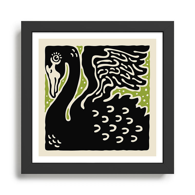 Black Swan 123 Framed Art Print Gallery Image 1